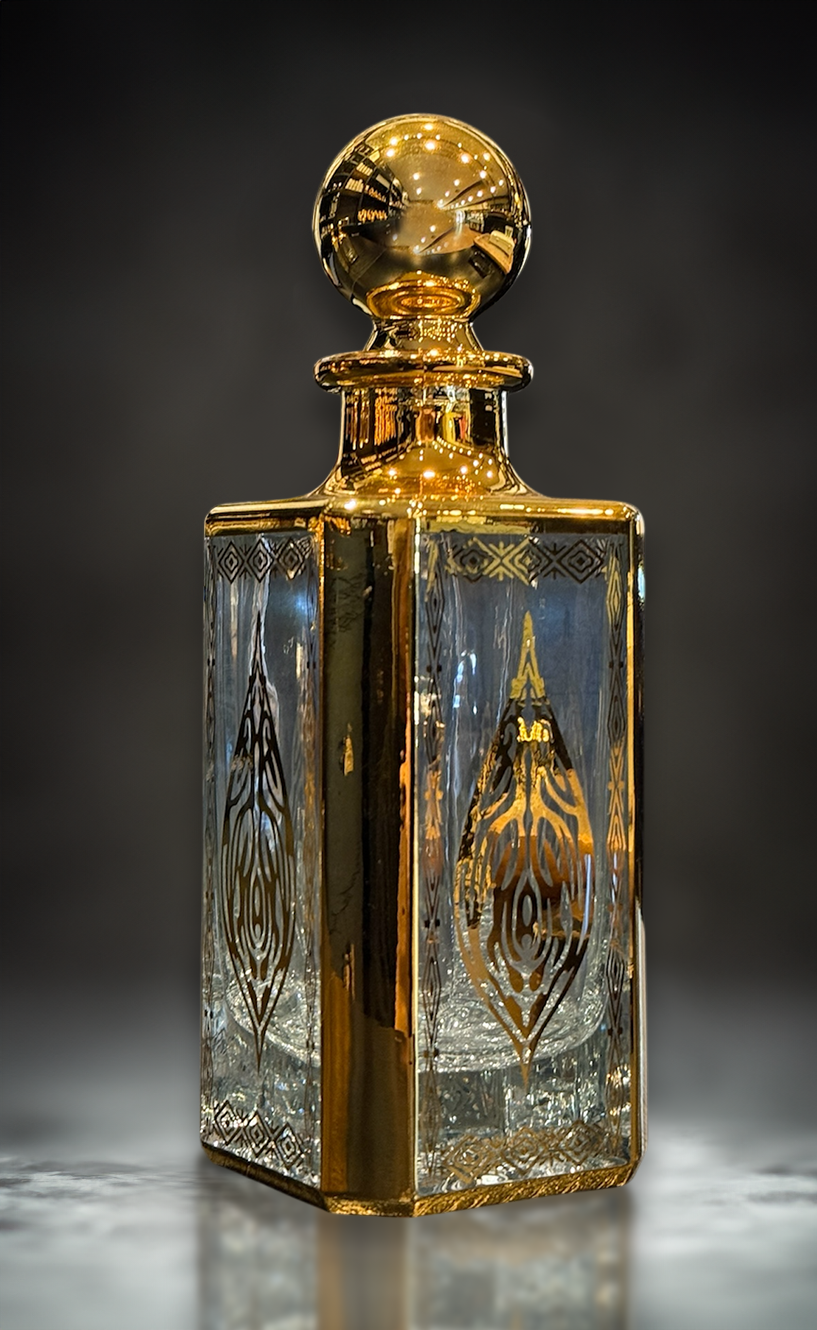 LUXURY GOLD OIL BOTTLE - REFILLABLE AND STYLISH