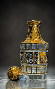 LUXURY GOLD OIL BOTTLE - REFILLABLE AND STYLISH