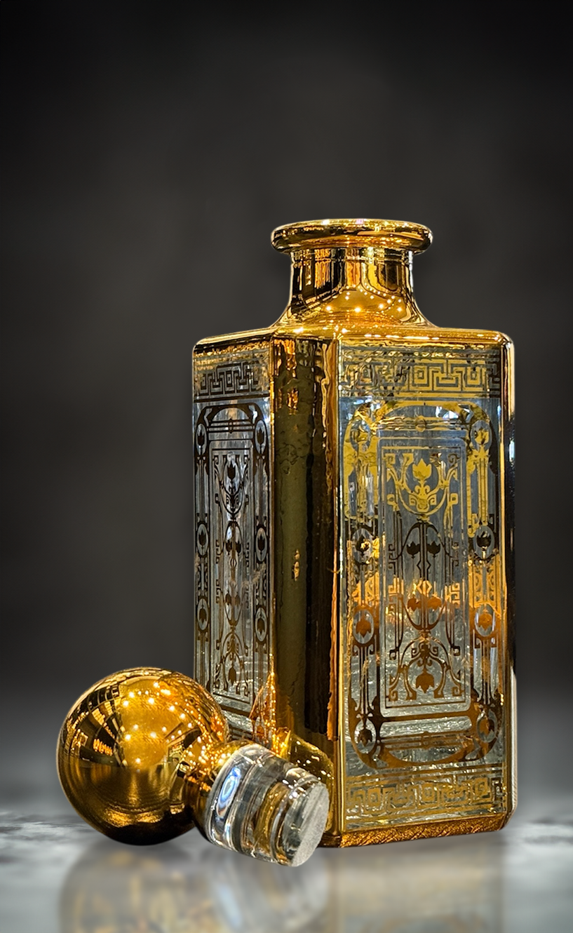 LUXURY GOLD OIL BOTTLE - REFILLABLE AND STYLISH