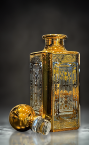 LUXURY GOLD OIL BOTTLE - REFILLABLE AND STYLISH