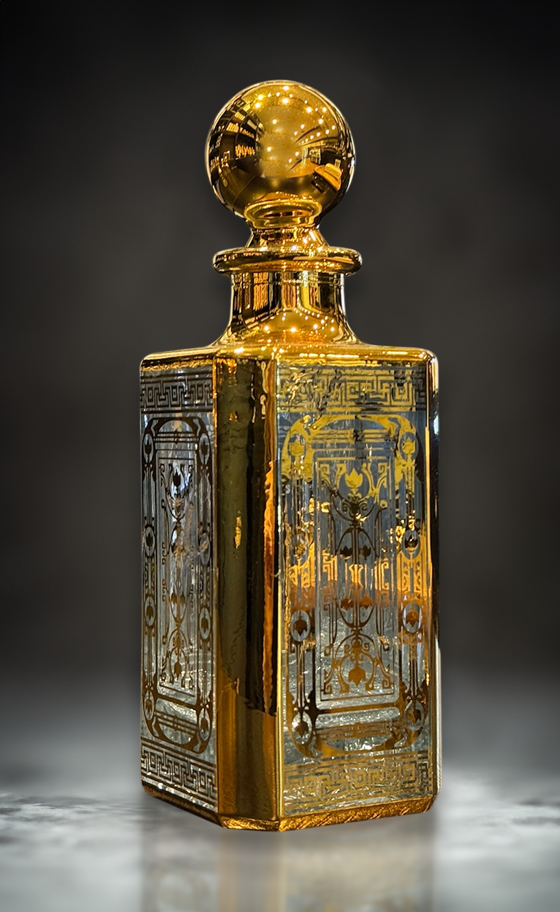 LUXURY GOLD OIL BOTTLE - REFILLABLE AND STYLISH