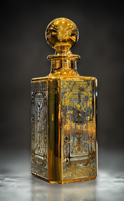 LUXURY GOLD OIL BOTTLE - REFILLABLE AND STYLISH