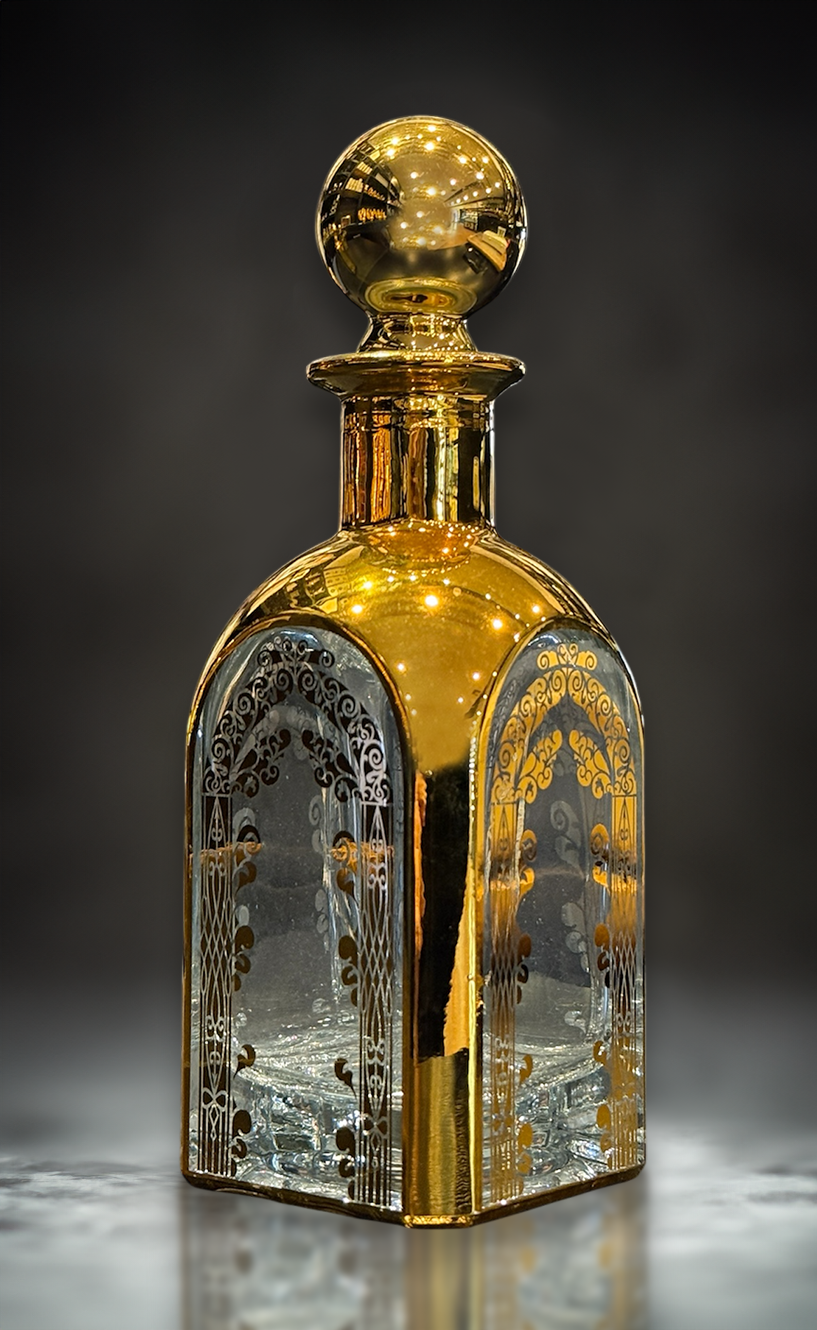 LUXURY GOLD OIL BOTTLE - REFILLABLE AND STYLISH